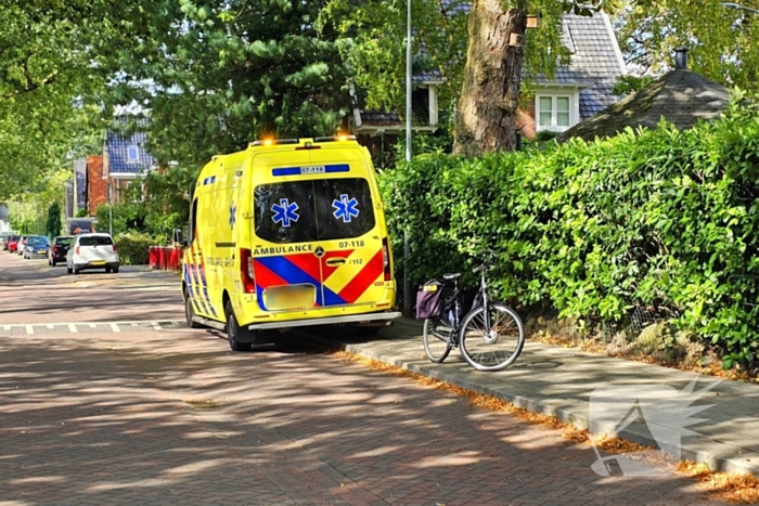 Fietser komt ten val en raakt gewond