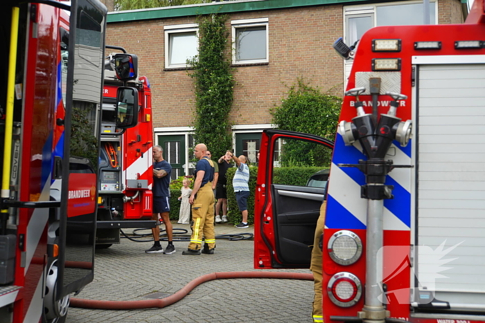 Uitslaande woningbrand door wasmachine