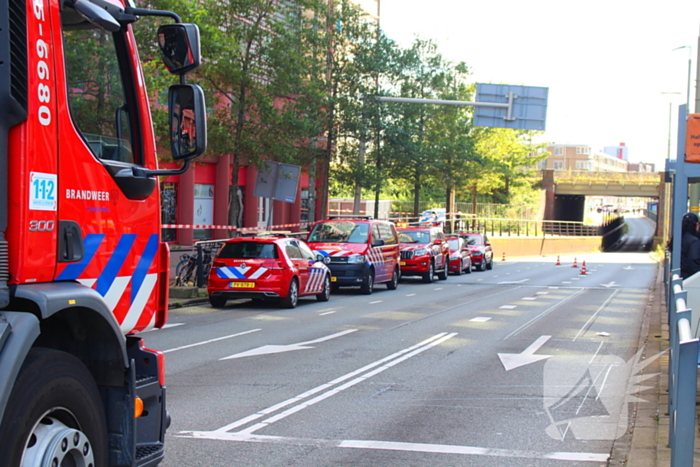 Grote brand in studentencomplex meerdere mensen vluchten naar buiten