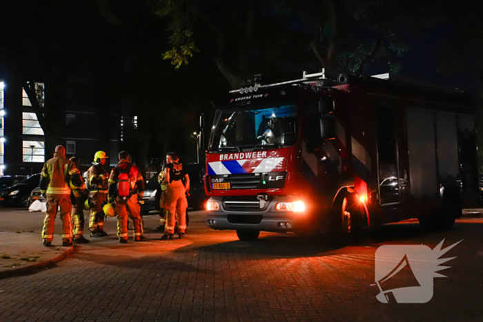 Brandweer ingezet voor melding gaslucht