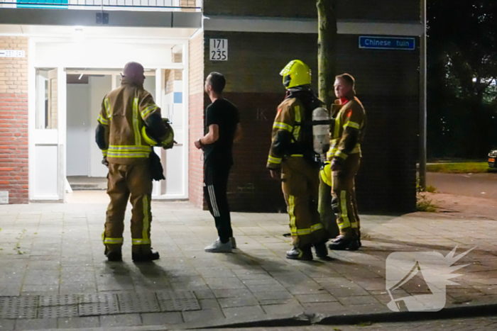 Brandweer ingezet voor melding gaslucht