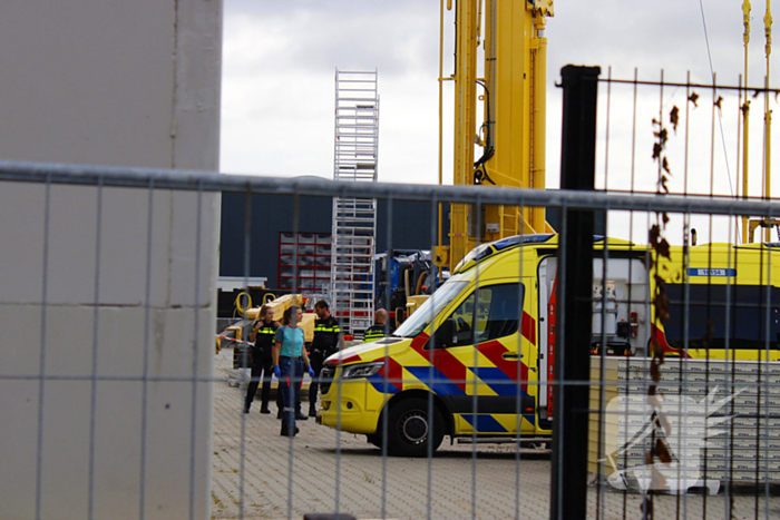 Traumateam ingezet voor incident op bouwterrein