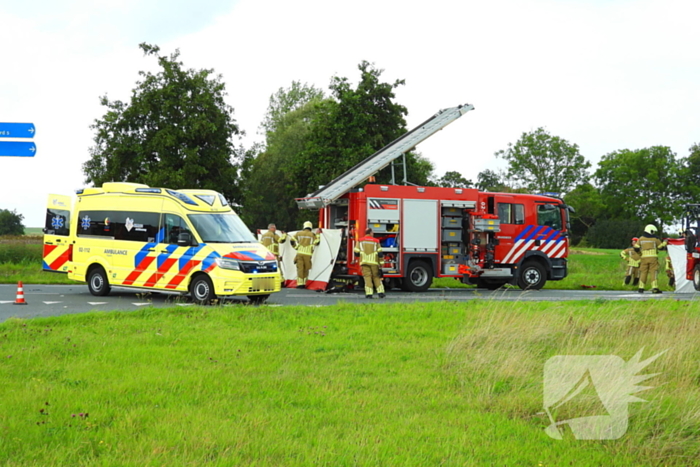 Traumateam ingezet voor ernstig ongeval, bestuurder overleden