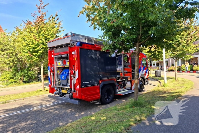 Brandweer zet gebied bij gaslekkage