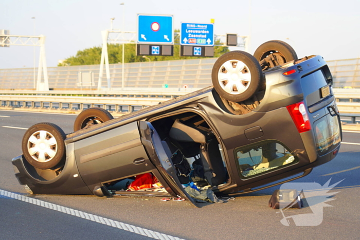 Meerdere gewonden door ongeval op buitenring A10 West