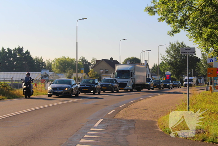 Kop-staartbotsing leidt tot schade en vertraging