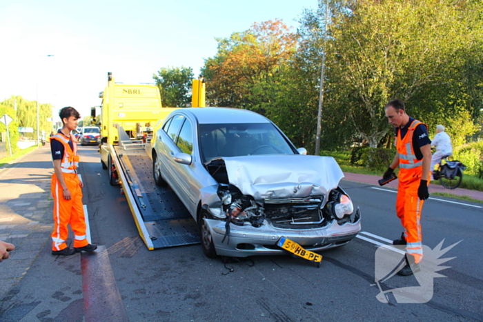 Kop-staartbotsing leidt tot schade en vertraging