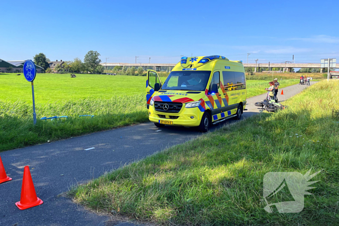 Motorrijder gewond bij botsing met brommobiel