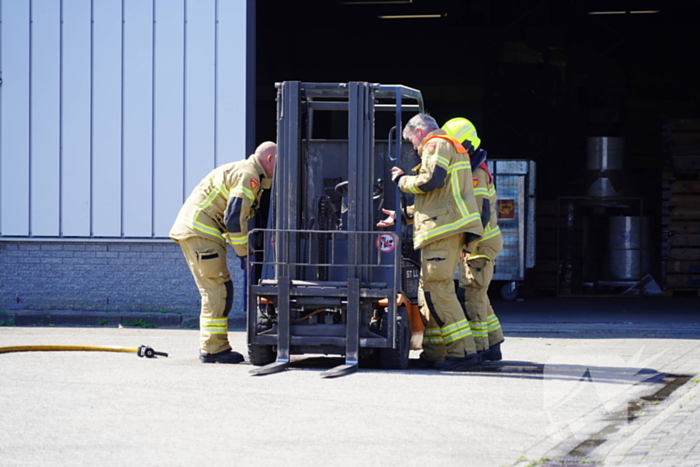 Snel optreden voorkomt uitbreiding van brand in bedrijf