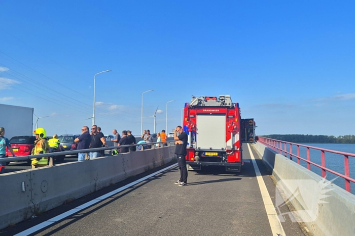 Zeer ernstig ongeval op snelweg Haringvlietbrug