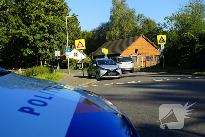 Fietser gewond bij botsing met auto