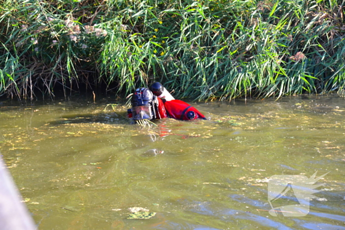 Zoekactie in water na aantreffen fiets