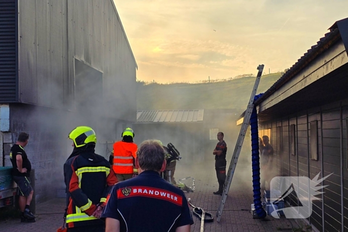 Brandweeroefening veroorzaakt flinke rookontwikkeling maar er is geen brand