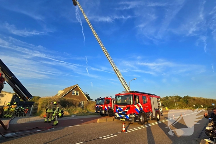 Brandweeroefening veroorzaakt flinke rookontwikkeling maar er is geen brand