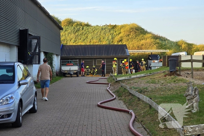 Brandweeroefening veroorzaakt flinke rookontwikkeling maar er is geen brand