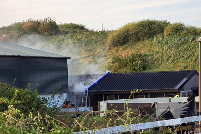 Brandweeroefening veroorzaakt flinke rookontwikkeling maar er is geen brand