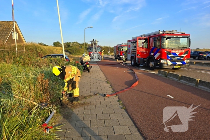 Brandweeroefening veroorzaakt flinke rookontwikkeling maar er is geen brand