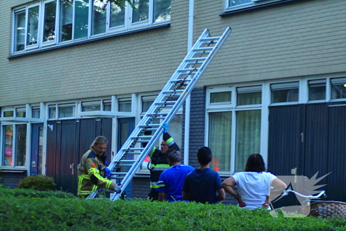 Patiënt in woning niet bereikbaar, brandweer schiet te hulp