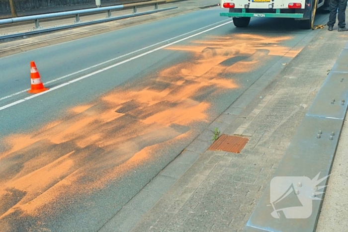 Brandstoflekkage veroorzaakt lang brandstofspoor