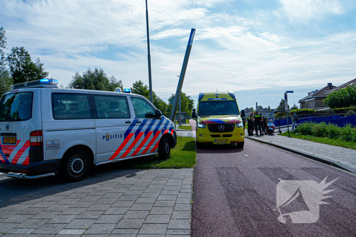 Bestuurster scooter gewond bij botsing met step