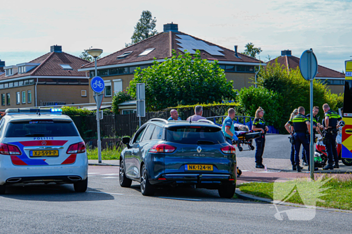 Bestuurster scooter gewond bij botsing met step