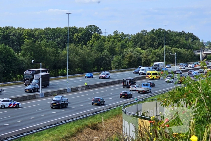 Verkeershinder door ongeval