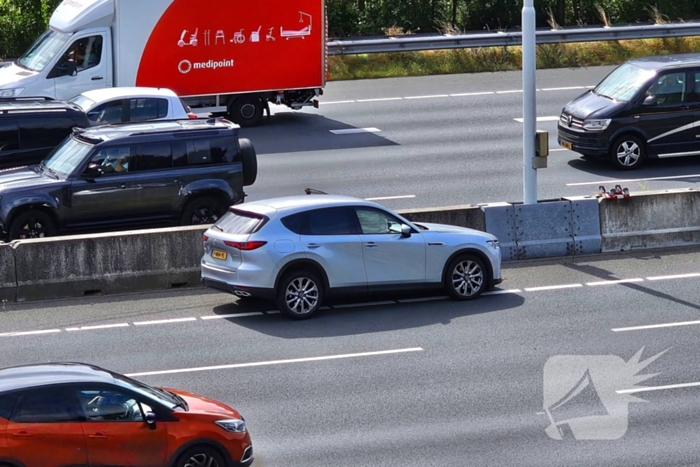 Verkeershinder door ongeval