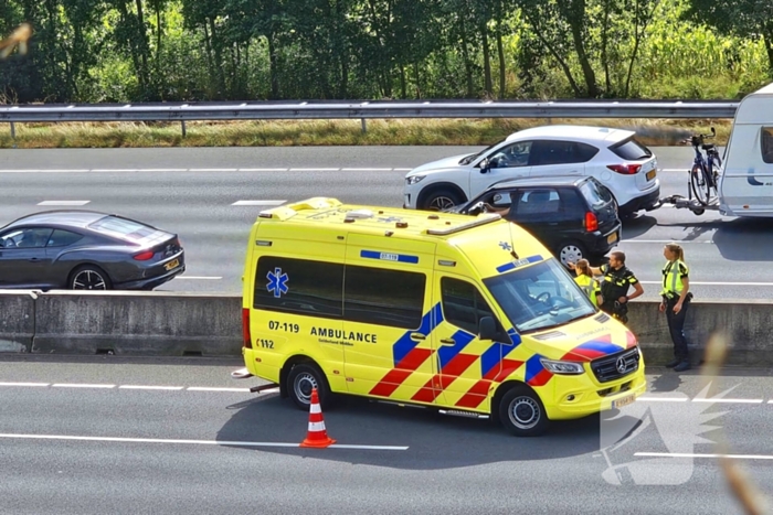 Verkeershinder door ongeval