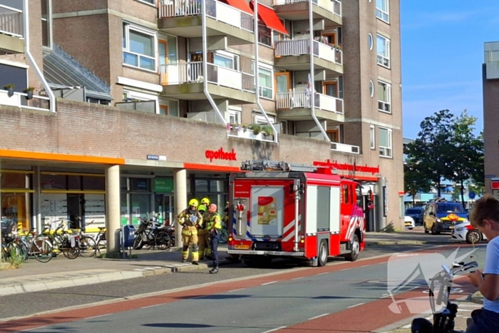 Brandweer ventileert woning na afgaan rookmelder