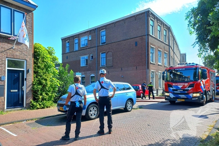 Vluchtelingenopvang ontruimd door brandend bankstel