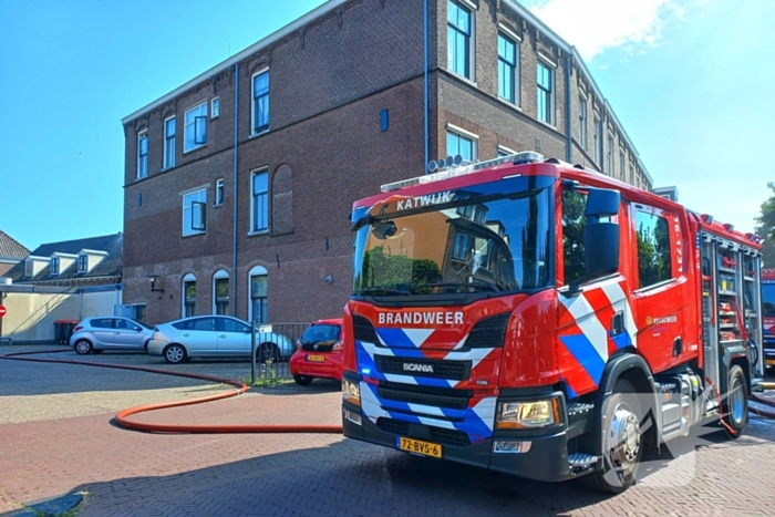 Vluchtelingenopvang ontruimd door brandend bankstel