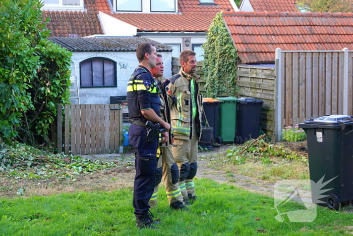 Containerbrand slaat bijna over naar berging