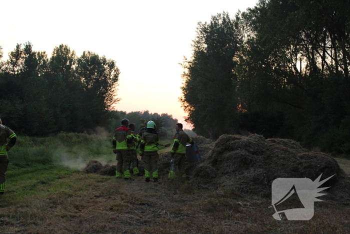 Brandweer ingezet voor hooibroei