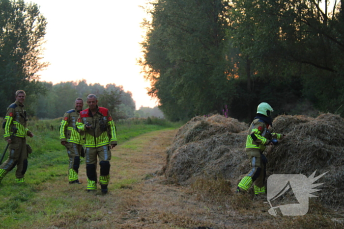 Brandweer ingezet voor hooibroei