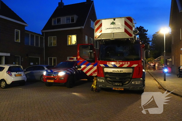 Pannetje op vuur zorgt voor brandweer inzet, bewoners niet thuis