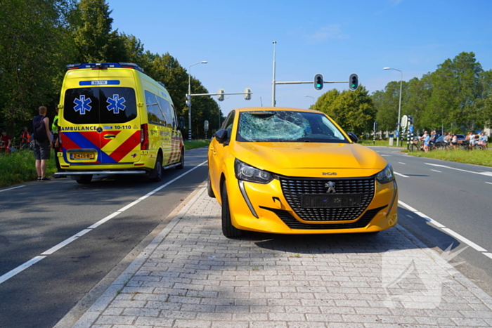 Fietser gewond bij aanrijding