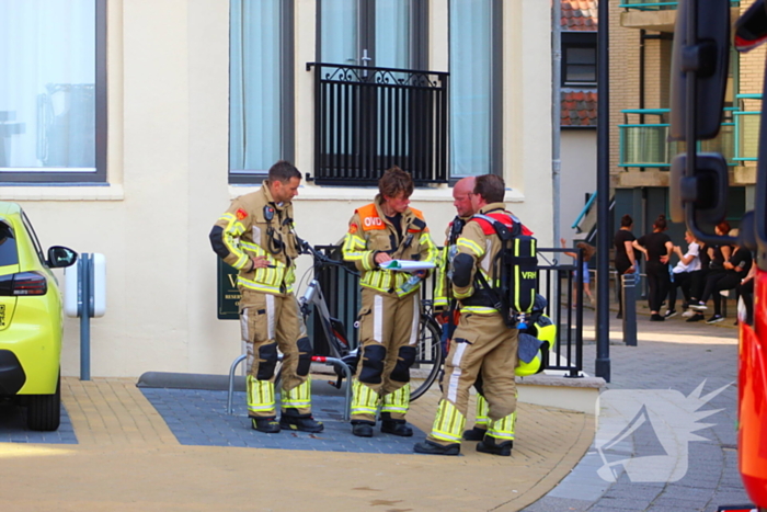 Brandweer ingezet voor mogelijke brand in hotel