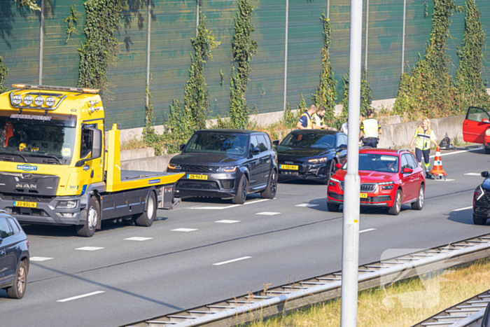 Kettingbotsing zorgt voor verkeershinder