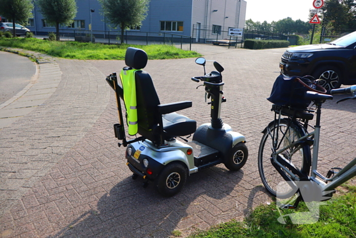 Scootmobiel bestuurder gewond bij ongeval