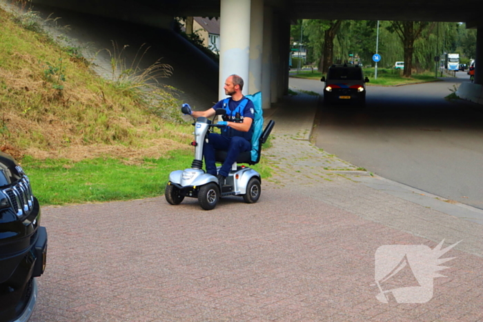 Scootmobiel bestuurder gewond bij ongeval