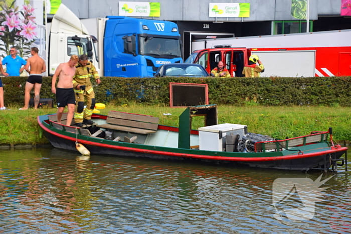 Brand op boot snel onder controle