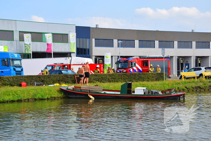 Brand op boot snel onder controle