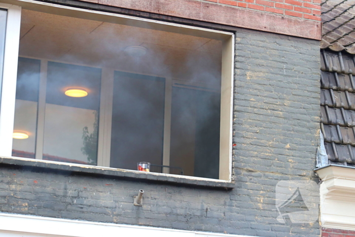 Barbecue op balkon aangezien als brand