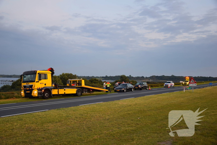 Twee voertuigen beschadigd bij aanrijding