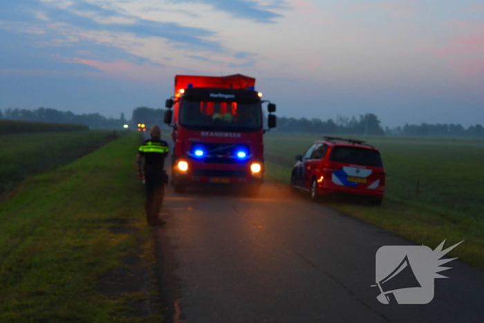 Zeer grote brand in stal