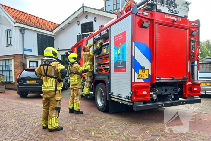 Woning stort gedeeltelijk in