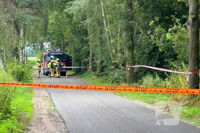 Vaten met onbekende stof aangetroffen