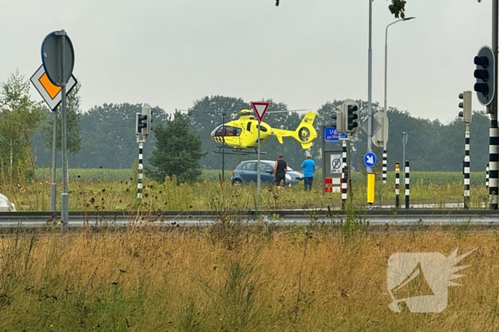 Traumahelikopter ingezet voor incident bij autogarage