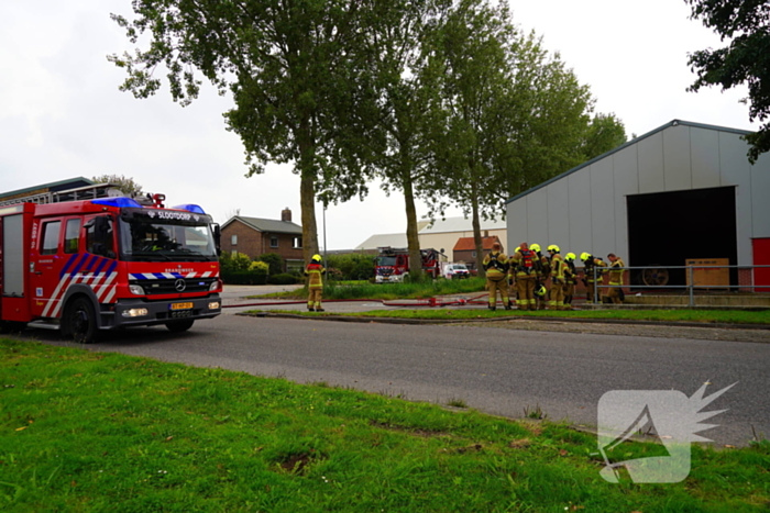 Brand snel onder controle bij zadenbedrijf