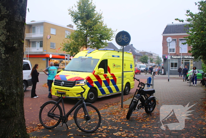 Scholier op fatbike en fietser met elkaar in botsing